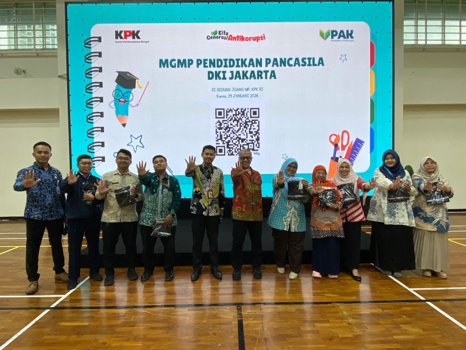 MGMP Pendidikan Pancasila SMP DKI Jakarta Kunjungi Gedung KPK RI, Bahas Penguatan Pendidikan Antikorupsi